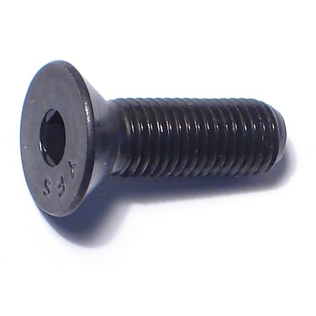 Midwest Fastener 5/16"-24 Socket Head Cap Screw, Flat, Plain Steel, 1 in Length, 6 PK 79548